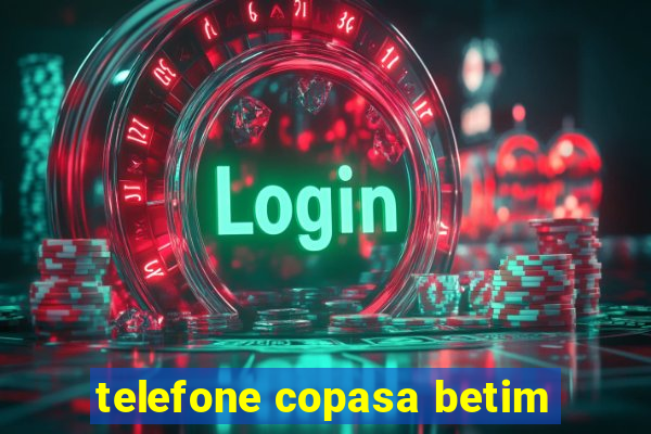 telefone copasa betim